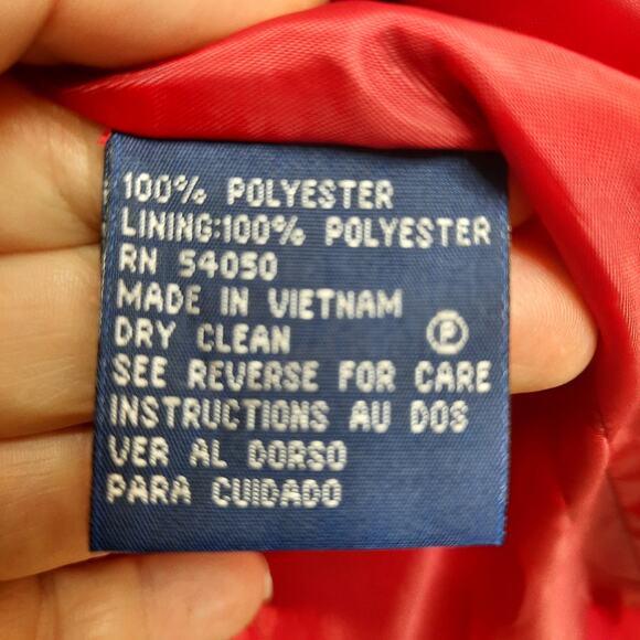 Evan-Picone 2 Piece Suit Blazer & Skirt Red Size 8P Work Career Professional - Picture 10 of 16